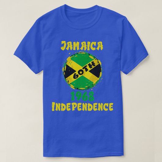 Onafhankelijkheidsdag Jamaica 2022 60th T-shirt (Design voorkant)