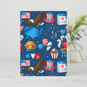 onafhankelijkheidsdag kaart (Staand voorkant)