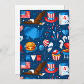 onafhankelijkheidsdag kaart (Voorkant / Achterkant)