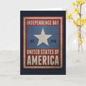Onafhankelijkheidsdag Kaart (Gele Bloem)