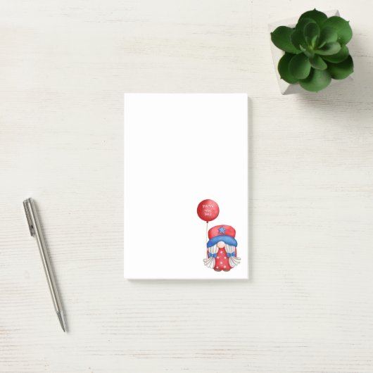 Onafhankelijkheidsdag Kabouter Notities Post-it® Notes (Kantoor)