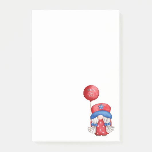 Onafhankelijkheidsdag Kabouter Notities Post-it® Notes (Voorkant)