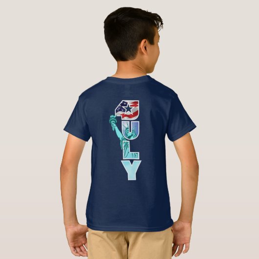 Onafhankelijkheidsdag | KINDER T-shirt (Achterkant volledig)