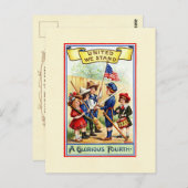 Onafhankelijkheidsdag Kinderen Briefkaart (Voorkant / Achterkant)