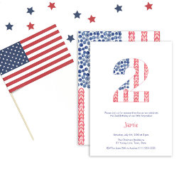 Onafhankelijkheidsdag Koekening 2e verjaardag Kaart