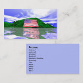 Onafhankelijkheidsdag Land Visitekaartje (Voorkant / Achterkant)