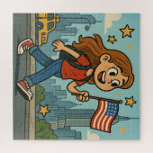 Onafhankelijkheidsdag Legpuzzel (Horizontaal)