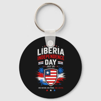 Onafhankelijkheidsdag Liberia 26 juli Liberia Vlag Sleutelhanger