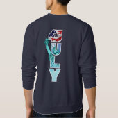 Onafhankelijkheidsdag | MANNEN Trui (Achterkant)