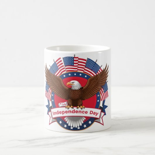 Onafhankelijkheidsdag met onze unieke 4 juli koffiemok (Center)