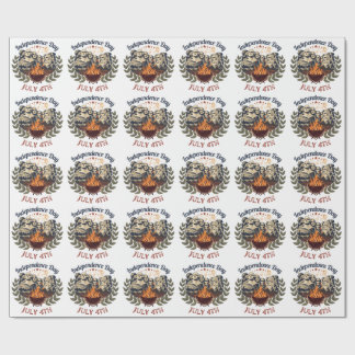 Onafhankelijkheidsdag Mount Rushmore 4 juli Cadeaupapier