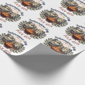 Onafhankelijkheidsdag Mount Rushmore 4 juli Cadeaupapier (Hoek)