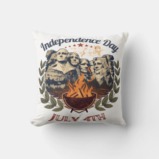 Onafhankelijkheidsdag Mount Rushmore 4 juli Kussen