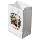 Onafhankelijkheidsdag Mount Rushmore 4 juli Medium Cadeauzakje (Voorkant Gekanteld)