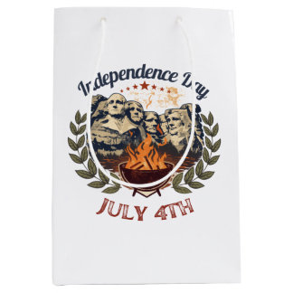 Onafhankelijkheidsdag Mount Rushmore 4 juli Medium Cadeauzakje
