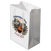 Onafhankelijkheidsdag Mount Rushmore 4 juli Medium Cadeauzakje (Achterkant Gekanteld)