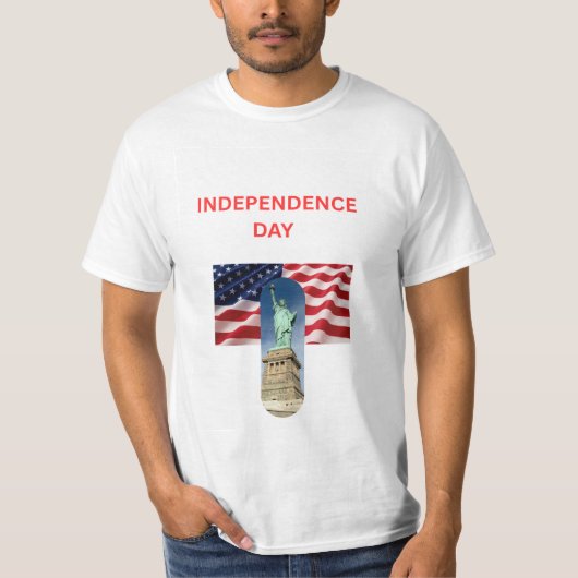 Onafhankelijkheidsdag ontwerp t-shirt (Voorkant)