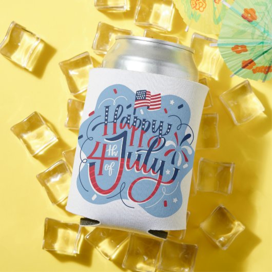 Onafhankelijkheidsdag op 4 juli Koelaar Koozie (Insitu Zomer)