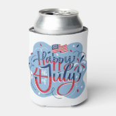 Onafhankelijkheidsdag op 4 juli Koelaar Koozie (Blikje Voorkant)