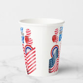 Onafhankelijkheidsdag Papieren Bekers (Rechts)