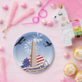 Onafhankelijkheidsdag papieren Borden Bordje (Feest)