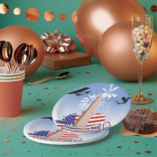 Onafhankelijkheidsdag papieren Borden Papieren Bordje