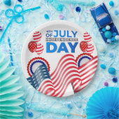 Onafhankelijkheidsdag Papieren Bordje (Feest)