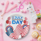 Onafhankelijkheidsdag Papieren Bordje (Feest)