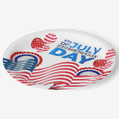 Onafhankelijkheidsdag Papieren Bordje (Gekanteld)