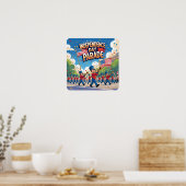 Onafhankelijkheidsdag Parade Feestelijke Poster Pr (Keuken)