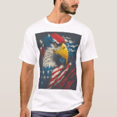 Onafhankelijkheidsdag patriottisch t-shirt (Voorkant)