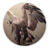 Onafhankelijkheidsdag Patriottische Amerikaanse Ad Keramische Knop (Voorkant)