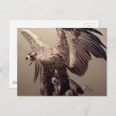 Onafhankelijkheidsdag Patriottische Borduurwerk Ea Briefkaart (Voorkant / Achterkant)