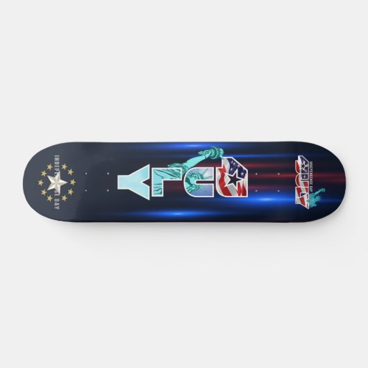 Onafhankelijkheidsdag | persoonlijk skateboard (Horizontaal)