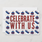 Onafhankelijkheidsdag picknick juli 4 Glitter Kaart (Voorkant)