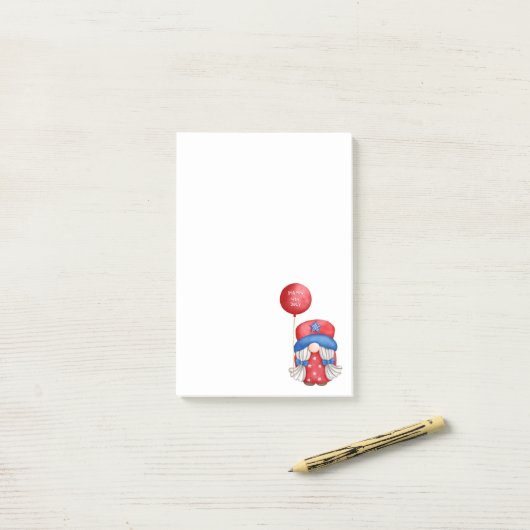 Onafhankelijkheidsdag Post-it® Notes (Op bureau)