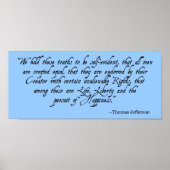 Onafhankelijkheidsdag Poster (blauw) (Voorkant)