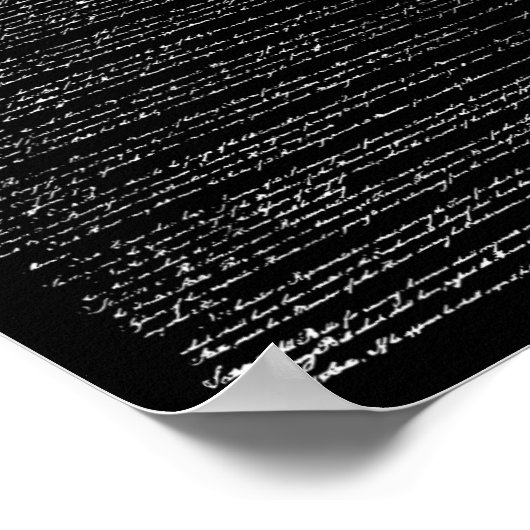 Onafhankelijkheidsdag Preambule van de Grondwet Wi Poster (Hoek)