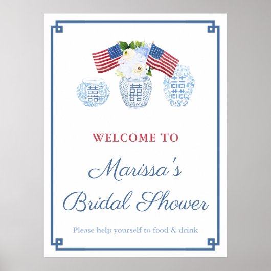 Onafhankelijkheidsdag Preppy Ginger Jar Vrijgezell Poster (Voorkant)