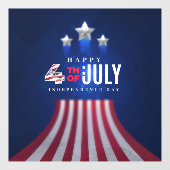 Onafhankelijkheidsdag Raamsticker (Vel)