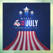 Onafhankelijkheidsdag Raamsticker (Vel 3)