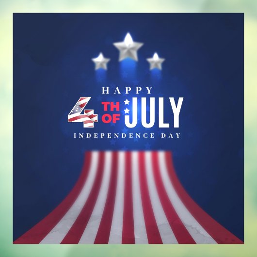 Onafhankelijkheidsdag Raamsticker (Vel 3)