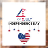 Onafhankelijkheidsdag Raamsticker (Vel 2)