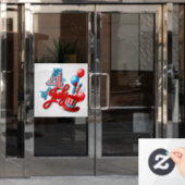 Onafhankelijkheidsdag Raamsticker (Kantoordeur)