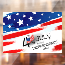 Onafhankelijkheidsdag Raamsticker