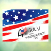 Onafhankelijkheidsdag Raamsticker (Vel 3)