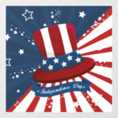 Onafhankelijkheidsdag Raamsticker (Vel)