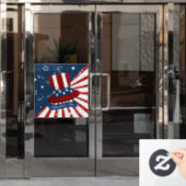 Onafhankelijkheidsdag Raamsticker (Kantoordeur)