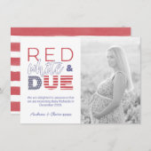 Onafhankelijkheidsdag Rood Wit En Komende Foto Zwa Aankondiging (Voorkant / Achterkant)