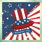 Onafhankelijkheidsdag Ruitersticker Raamsticker (Vel 3)